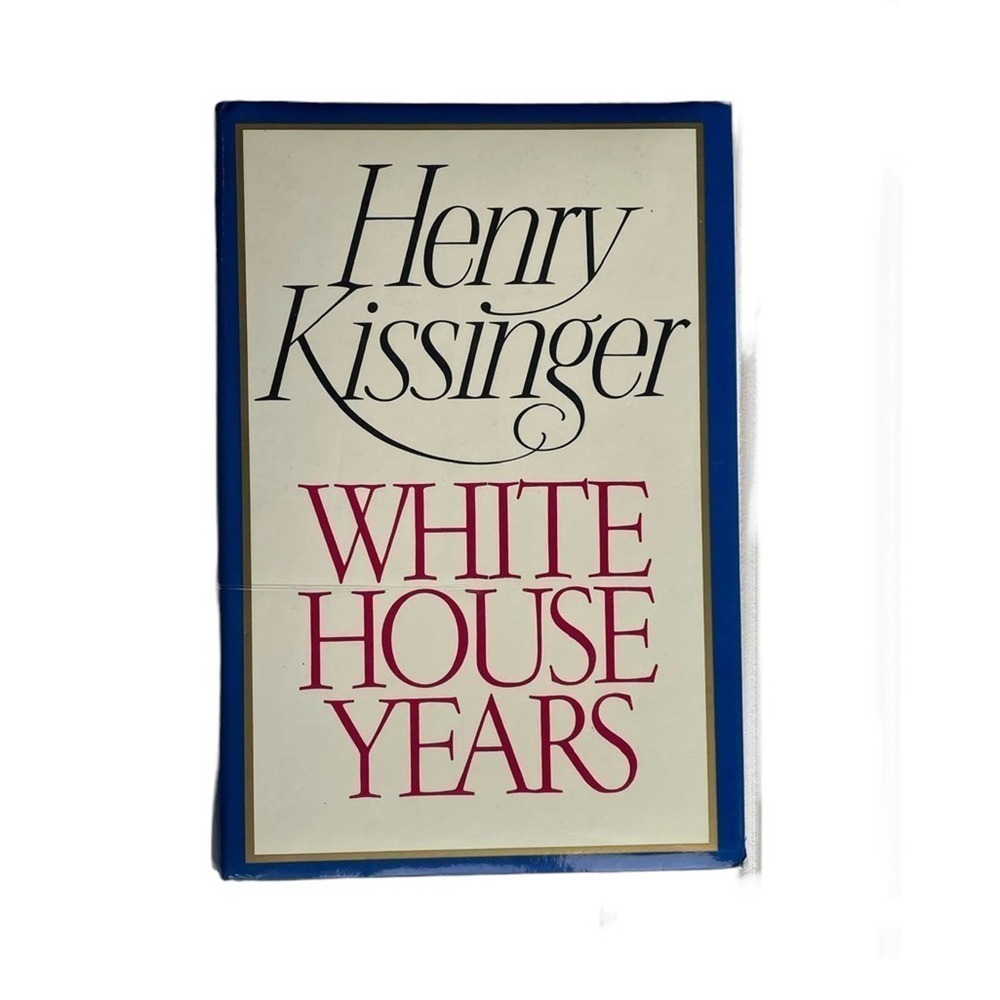 Henry Kissinger White House Years Hardcover Book DJ First Edition 1979 Used VG